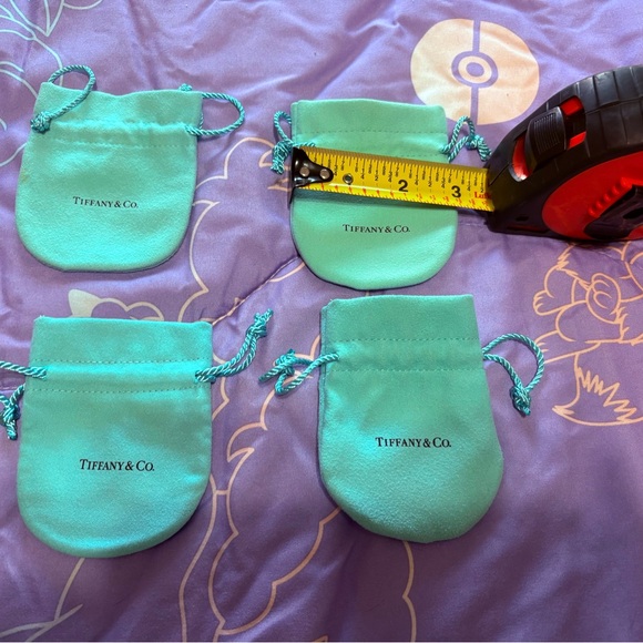 Tiffany & Co. Turquoise Drawstring Pouches - Picture 1 of 1